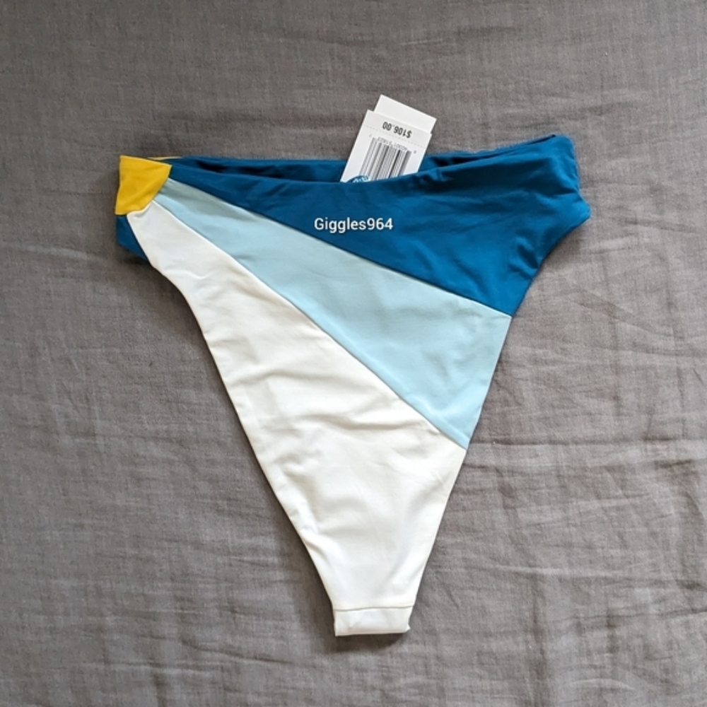 L*Space Lizzie Luca Bikini Set Sunburst Blue - Picture 8 of 10